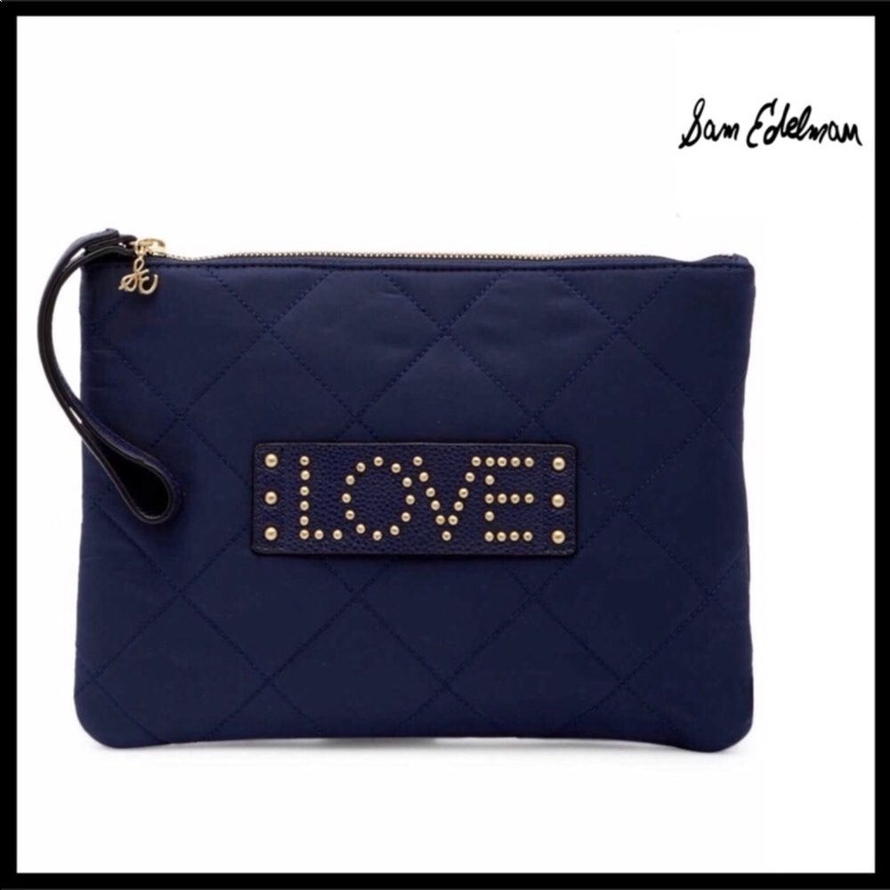 SAM EDELMAN OVERSIZED WRISTLET CLUTCH POUCH A3C